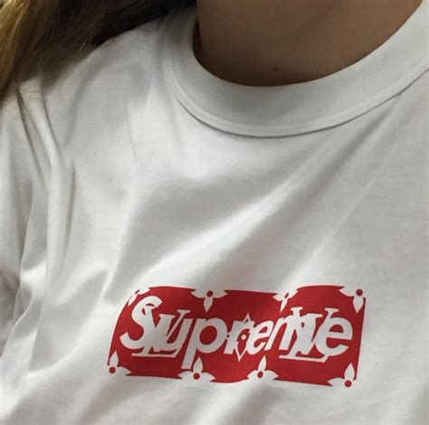 supreme x louis vuitton box logo tee replica|louis vuitton x supreme review.